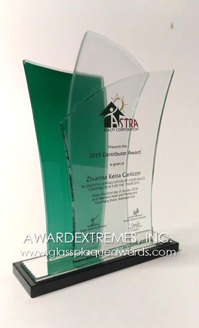 Glass Plaque Customize Designs - AWARDEXTREMES, INC.